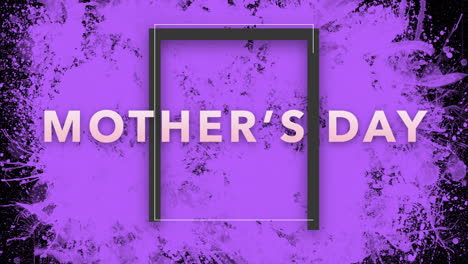 Mothers-Day-with-purple-splashes-brush-in-black-frame