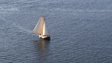 traditional sailing boat on water