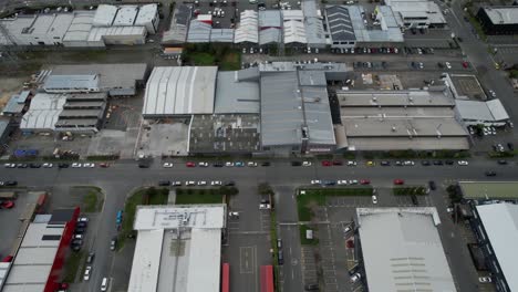 aerial industrial zone and warehousing christchurch, new zealand