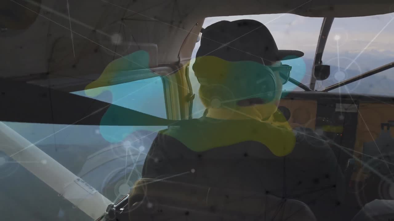 평범한 파일 ⁇ 을 통해 연결 네트워크의 애니메이션