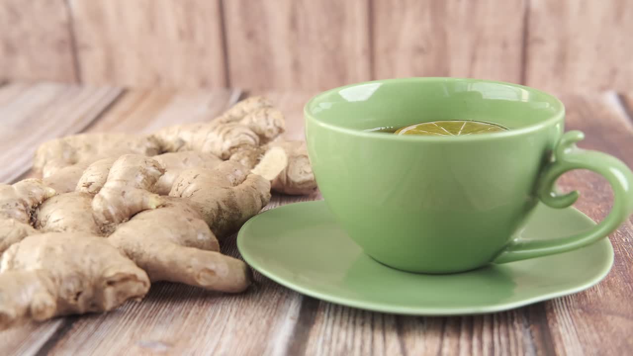 té de jengibre y limón