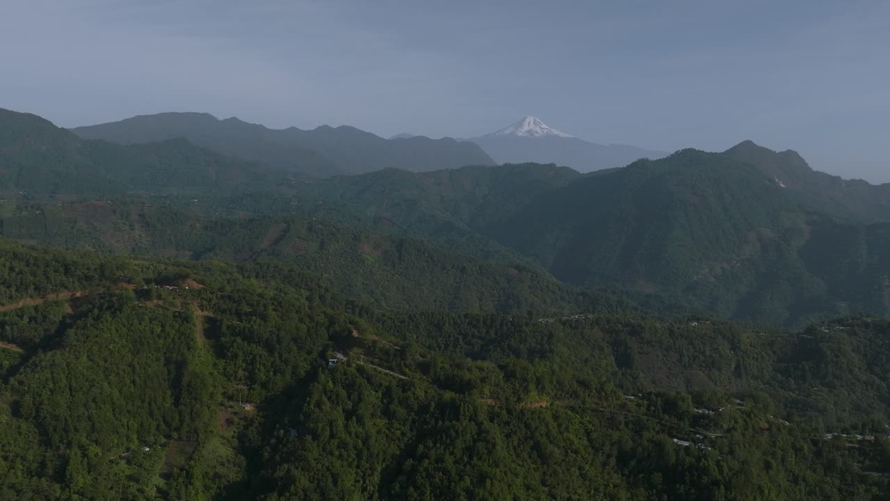 베라 크루즈, zongolica, 멕시코의 정글 산 숲 풍경 - 공중