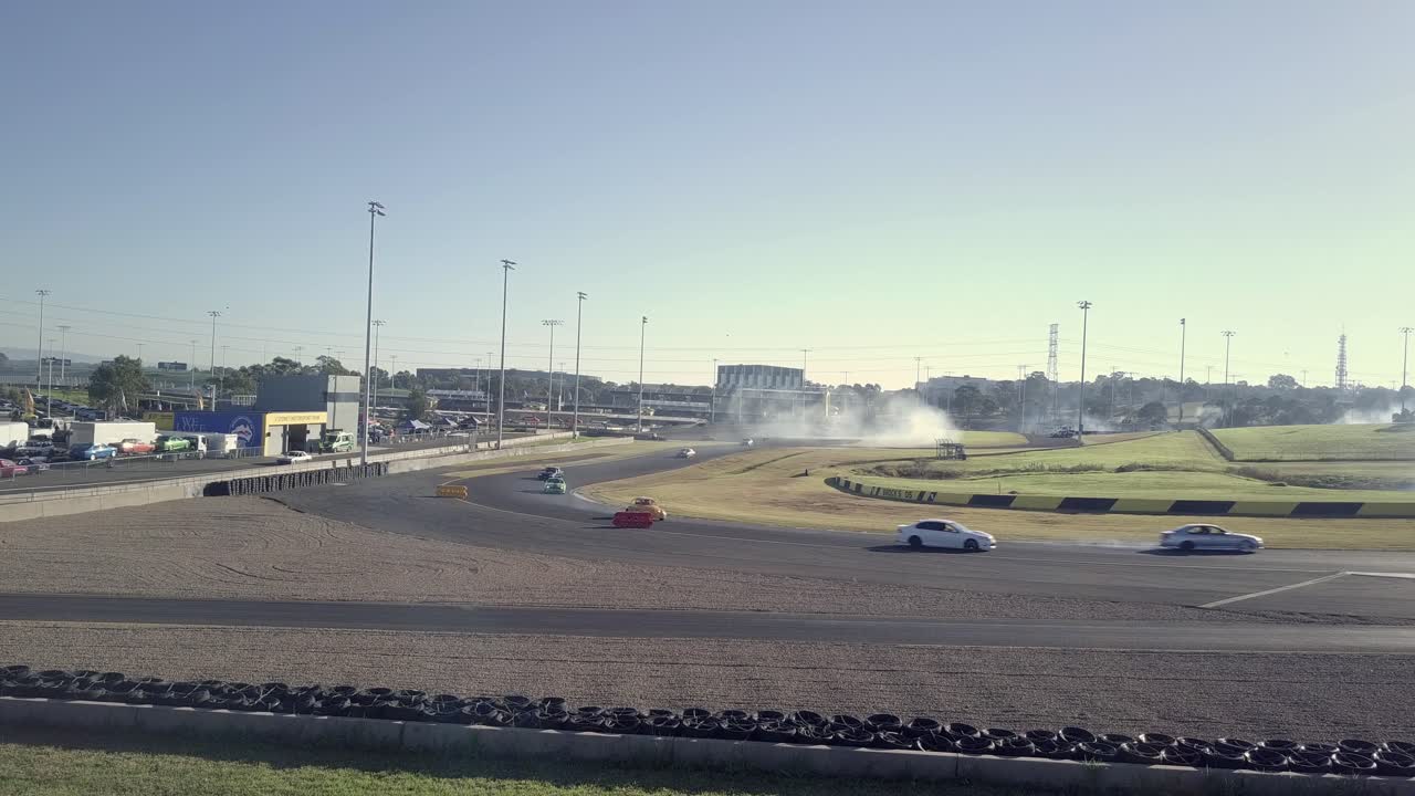 Sport automobile - Événement de courses de dragsters au Sydney Motorsport Park en Australie