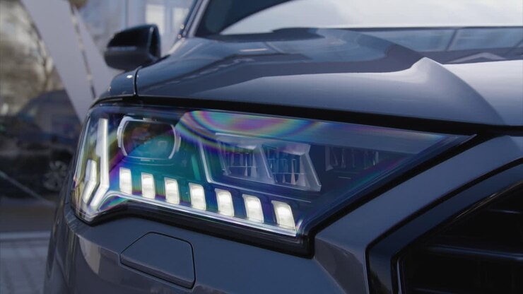 Audi Q7 LED-Scheinwerfer Detail