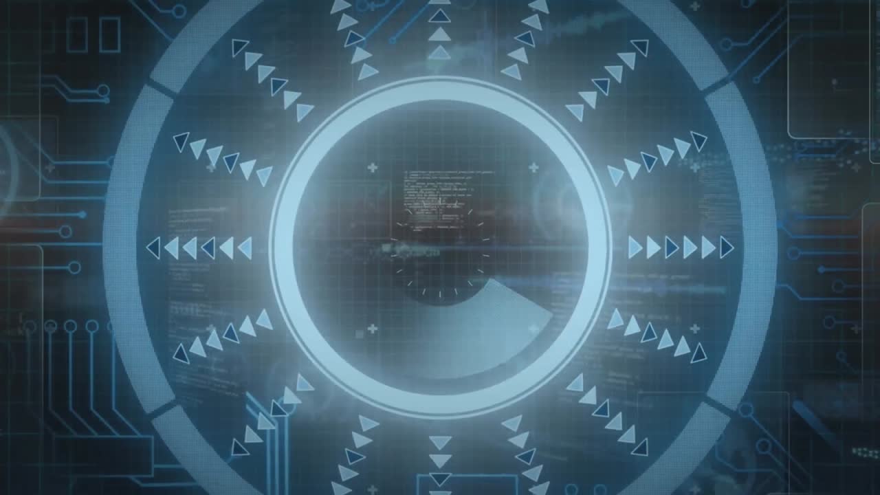 animación de escaneos de alcance y procesamiento de datos