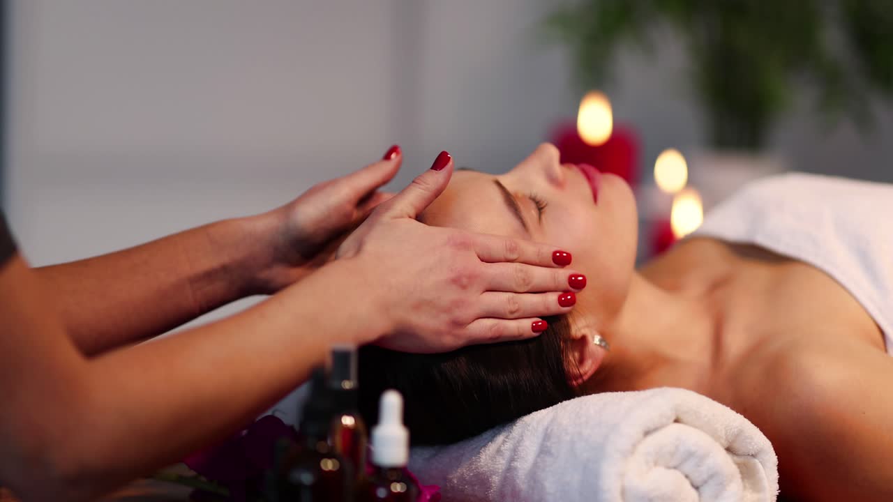 Afslappende spabade massage