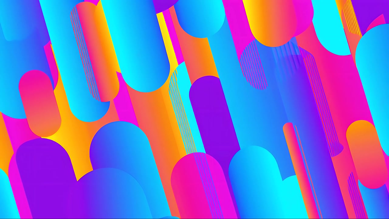 Sfondo Animato Astratto e Colorato 4K