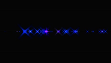 animación de partículas de estrellas brillantes gráficos de movimiento