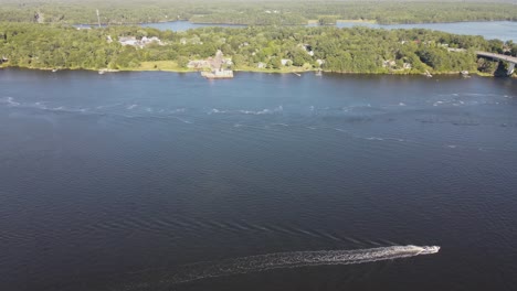 far distance view of woolwich ferry dock maine