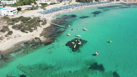 Aerial-shot-of-the-Ayia-Napa-Beach