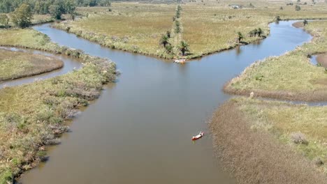 Drone-view-Aerial-view:-Family-togetherness-holiday-during-corona