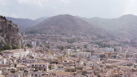 cityscape view of a mediterranean town