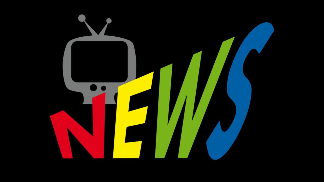 Breaking News Channel Intro Done with cartoon style in flat design, for news report. Animated illustration