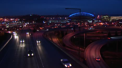 Verkehr-Fährt-Auf-Seattles-Autobahnen