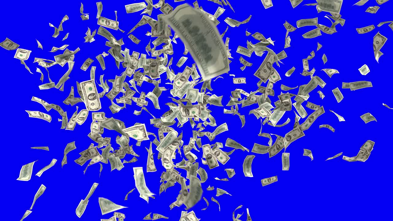 돈이 떨어지고 달러는 재정적으로 우리를 이기고 미국 통화 세금은 비를 내리게합니다.