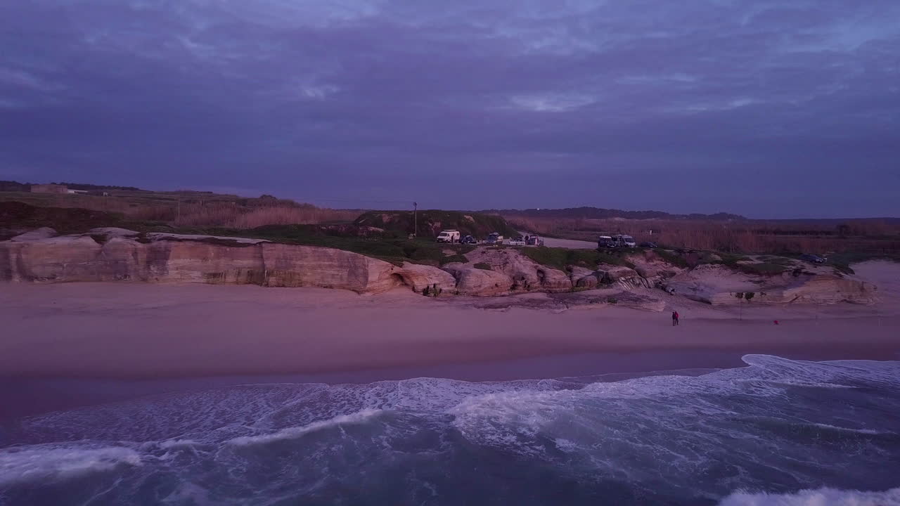 Coastal Camping at Sunrise/Sunset
