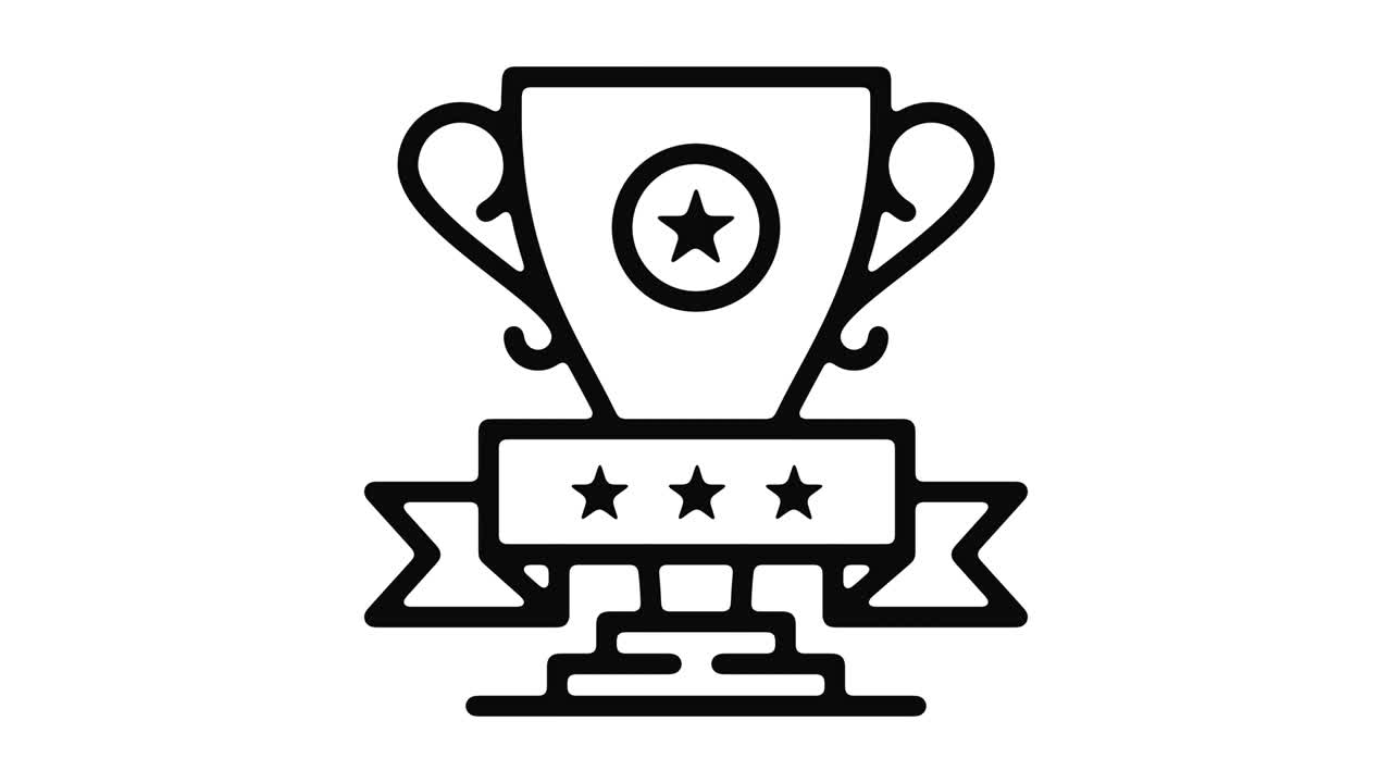 Trophy Line Motion Graphic