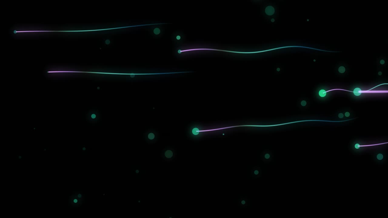 A Colorful particle background animation