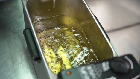deep fryer in action