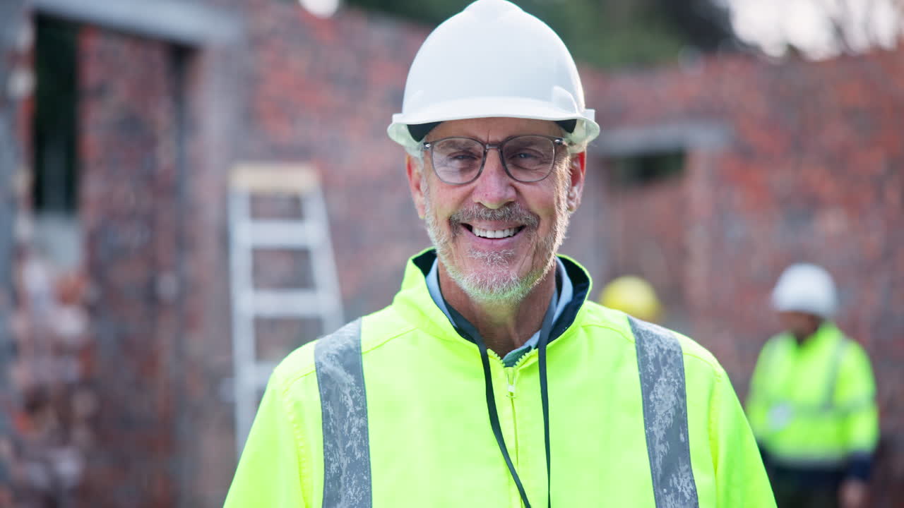 trabajador de la construcción en un sitio de construcción