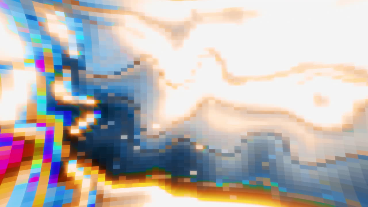 Pixelated Abstract Art