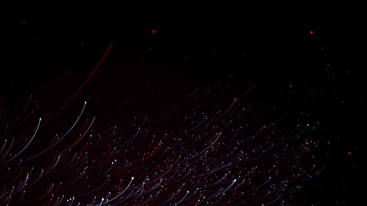 Particles dust abstract light bokeh motion titles cinematic background loop