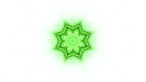 efecto visual caleidoscópico para un fondo de dj. fondo de música. flor abstracta que cambia su forma geométrica a ondas sonoras.