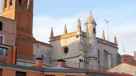 spanish monastery church at dusk