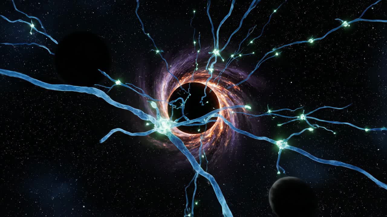 Abstract Black Hole in Space