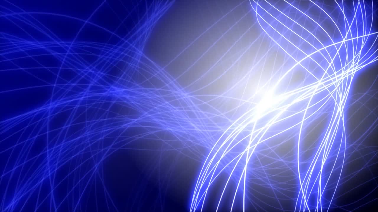 Animação de um fundo azul abstrato