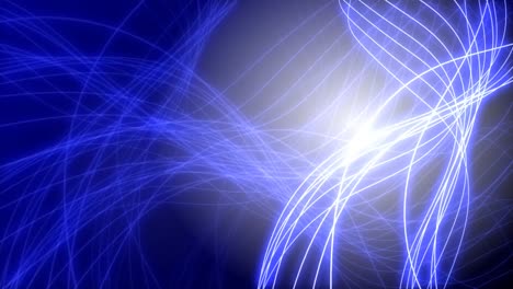 animation of an abstract blue background