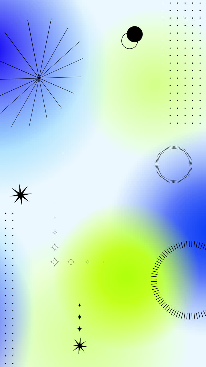 fondo de gradiente abstracto con formas geométricas