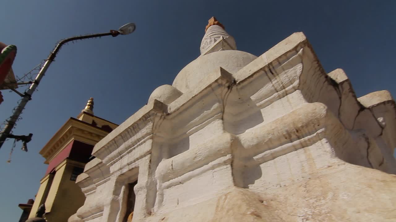 planata e panoramica del tempio di swayambhunath