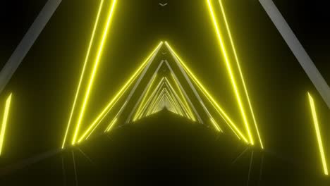 neon yellow tunnel