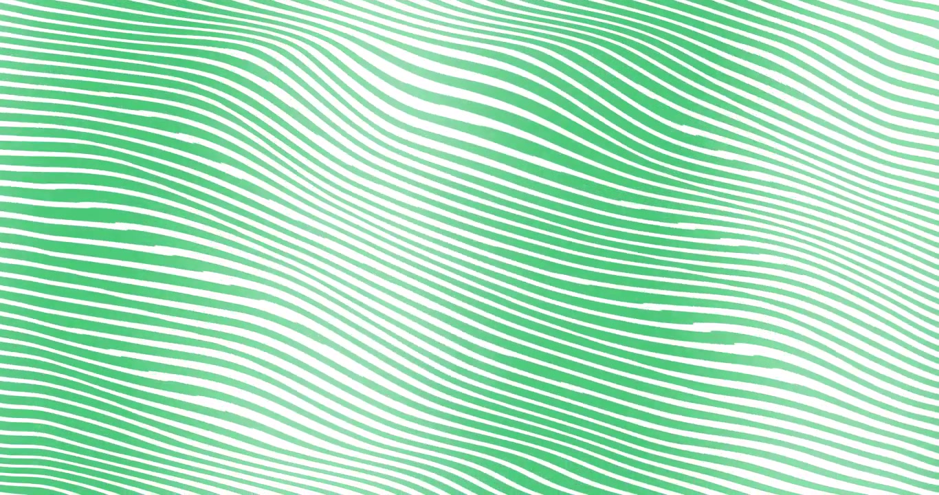 Animation of white waves moving on transparent background