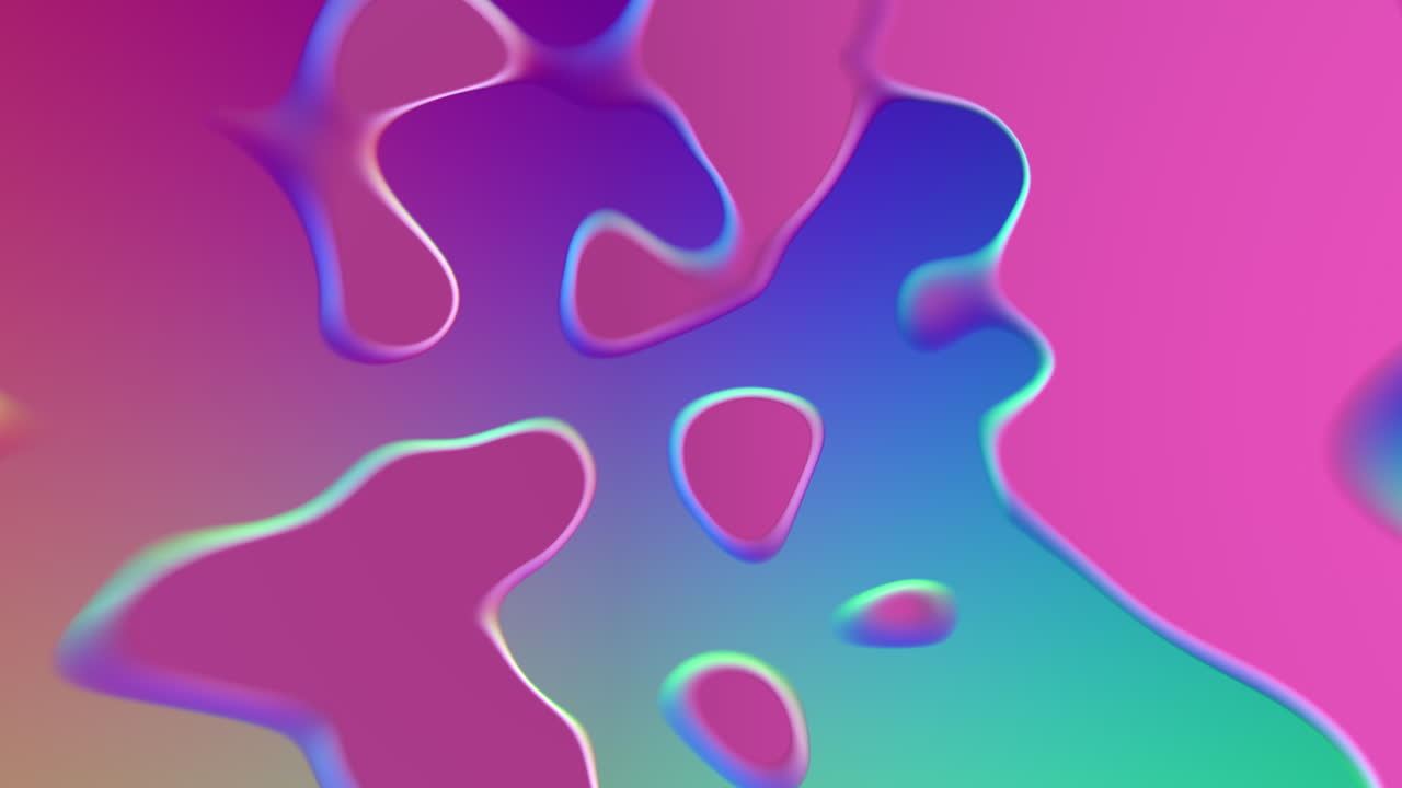 flödande psykedeliska färgglada vågor och kurvor