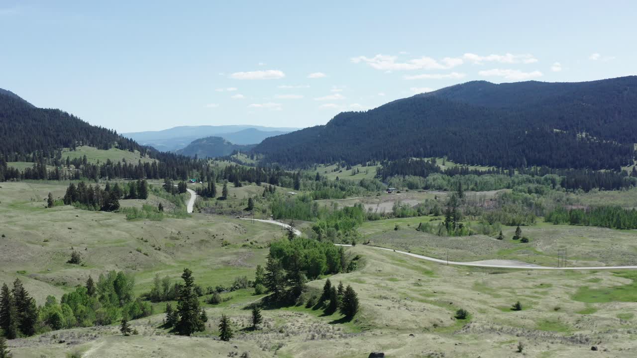 A Tapestry of Nature: Kamloops' Lush Grasslands and Majestic Mountains Paint a Tranquil Picture