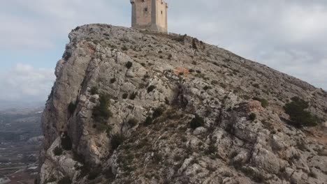 tower top o a hill in cocentaina