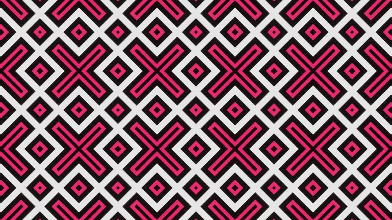 hermoso patrón rojo blanco animado en bucle