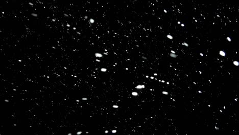 puntos rápidos de nieve en invierno