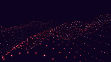 Futuristic-waves-pattern-from-neon-dots-on-black-gradient