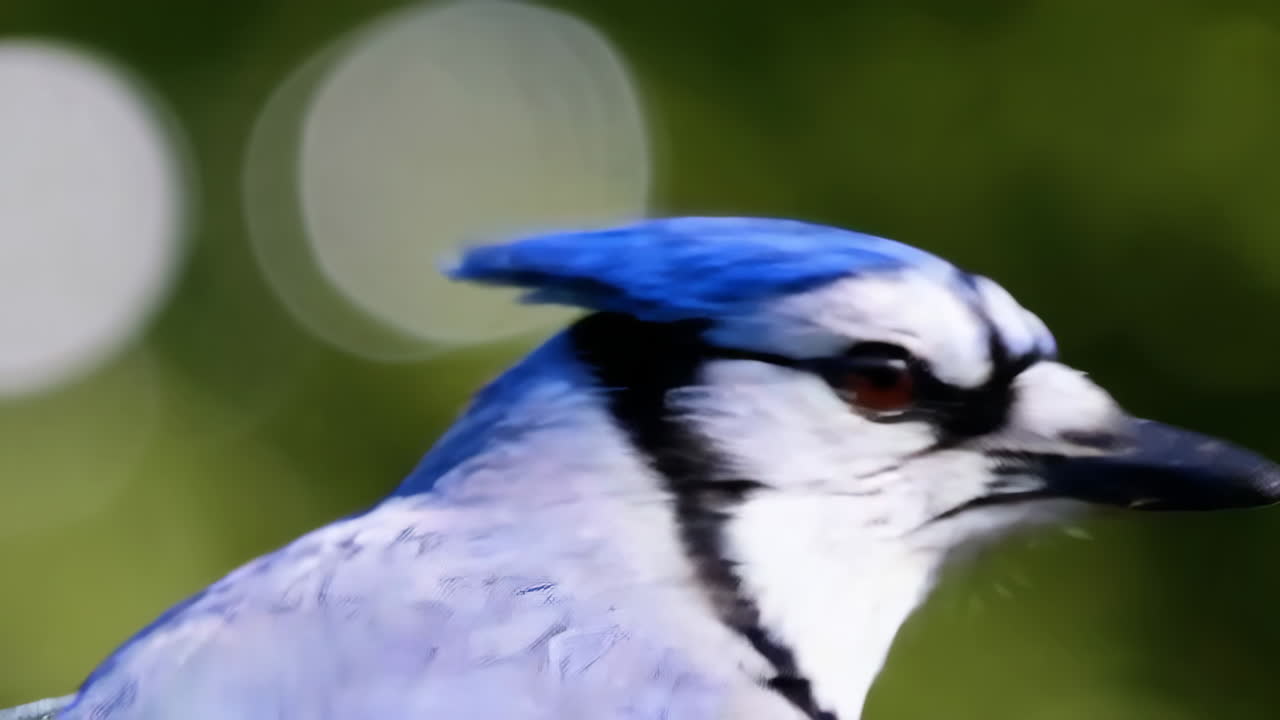Blue Jay Portrait in Forest
