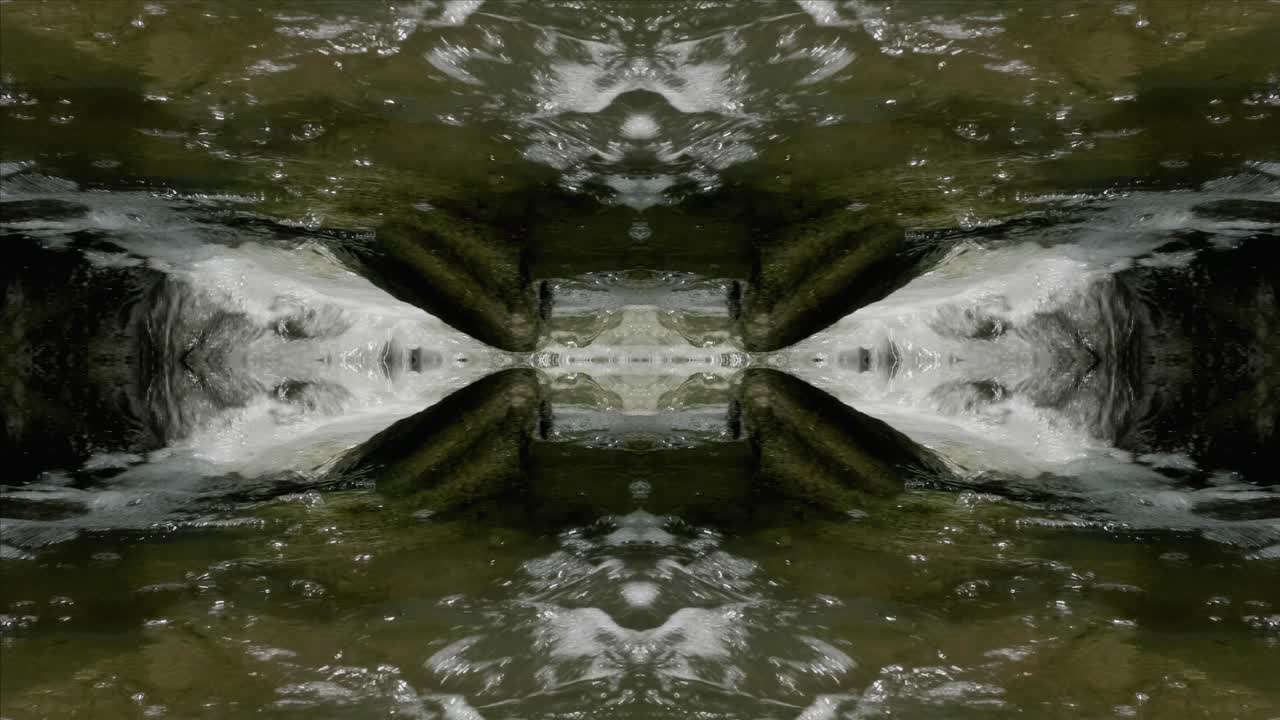 caleidoscopio de tomas de la naturaleza, wissahickon creek