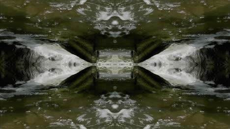 caleidoscopio de tomas de la naturaleza, wissahickon creek