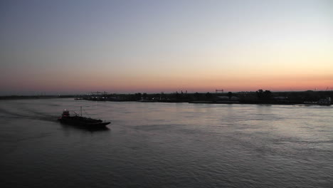 A-large-barge-travels-on-the-Mississippi-River