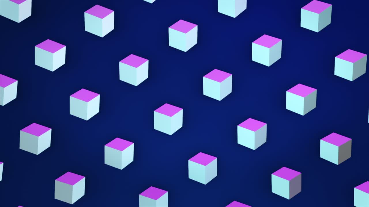 큐브의 추상적인 기하학적 패턴