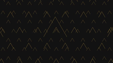 black and gold geometric pattern zigzag triangles and diagonal lines