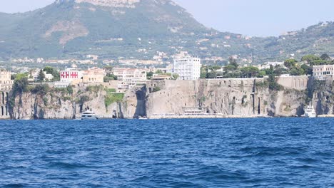 beautiful coastline of sorrento, naples, italy