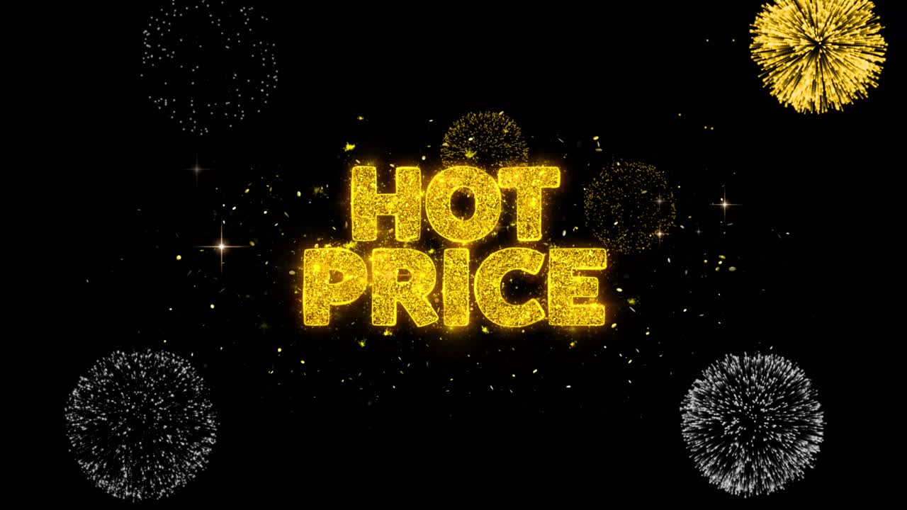Hot Price Fireworks Graphic Design
