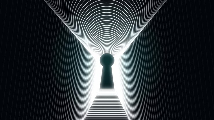 Abstract Keyhole Tunnel
